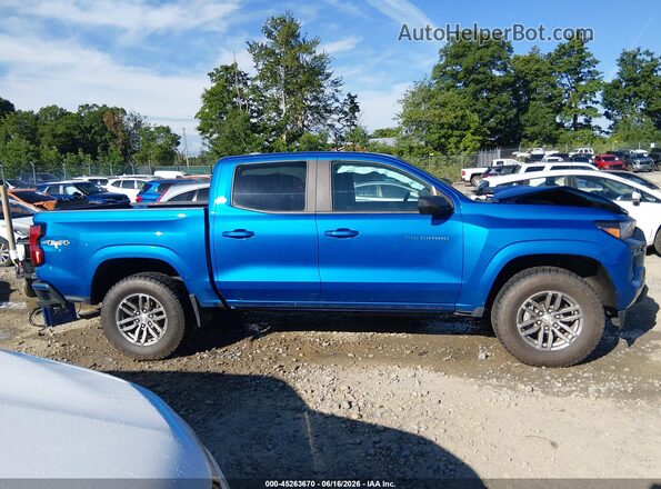 1GCPTCEK9P1120532 2023 CHEVROLET COLORADO Blue ხელსაწყოთა პანელის ხედი