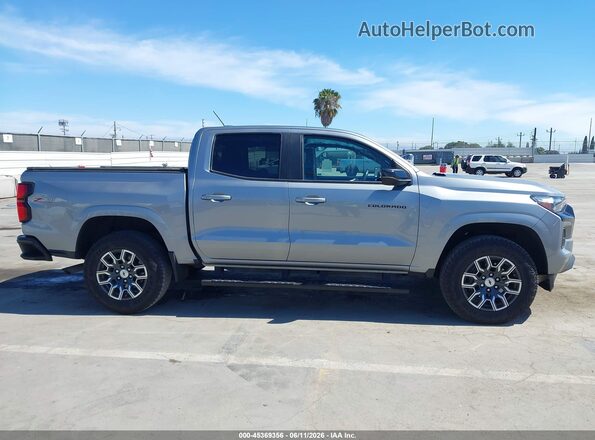 1GCPTDEK0P1154221 2023 CHEVROLET COLORADO Серебряный Вид задней части салона