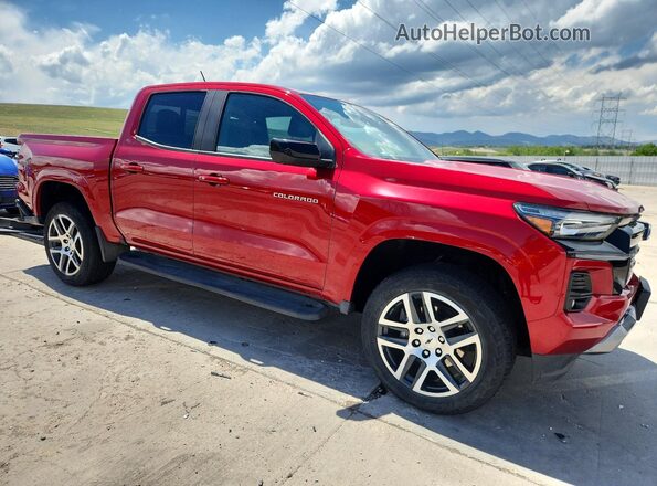 1GCPTDEK1P1246342 2023 CHEVROLET COLORADO Красный Передняя правая четверть