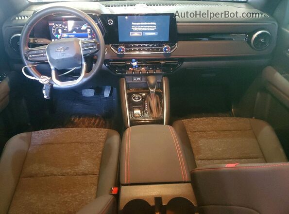 1GCPTDEK3R1209571 2024 CHEVROLET COLORADO Black Dashboard view