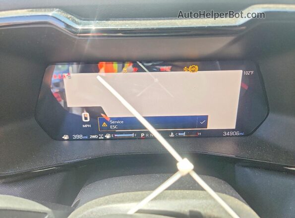 1GCPTDEK9R1112911 2024 CHEVROLET COLORADO Silver ხელსაწყოთა პანელის ხედი