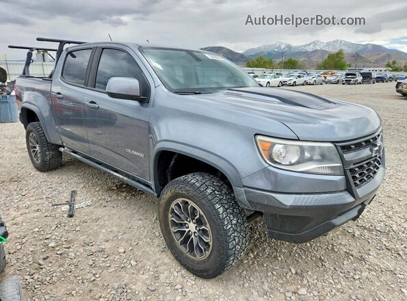 1GCPTEE10J1125273 2018 CHEVROLET COLORADO Gray Przód prawy