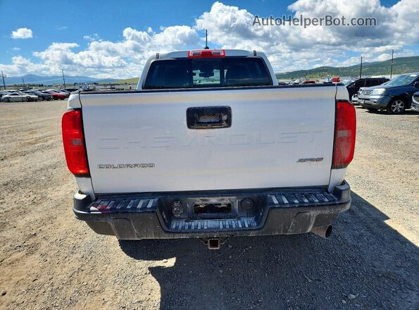 1GCPTEE14M1189157 2021 CHEVROLET COLORADO Белый Вид сзади