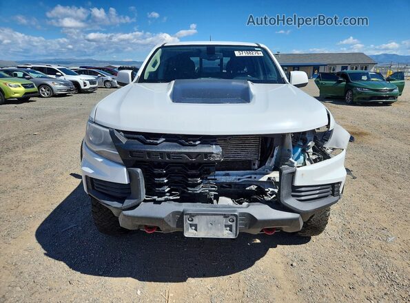 1GCPTEE14M1189157 2021 CHEVROLET COLORADO Белый Вид спереди