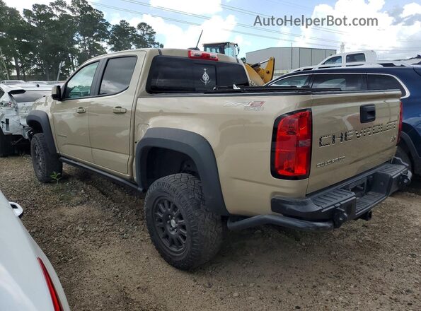 1GCPTEE17M1269374 2021 CHEVROLET COLORADO Tan 