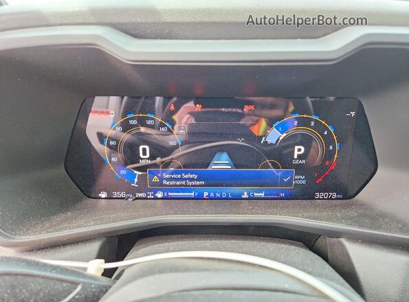 1GCPTEEK0R1128808 2024 CHEVROLET COLORADO Gray ხელსაწყოთა პანელის ხედი