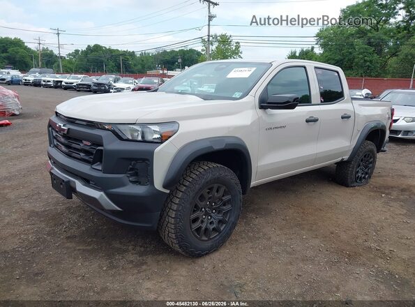 1GCPTEEK3T1170543 2026 CHEVROLET COLORADO Cream წინა მარცხენა ხედი სამი მეოთხედიდან