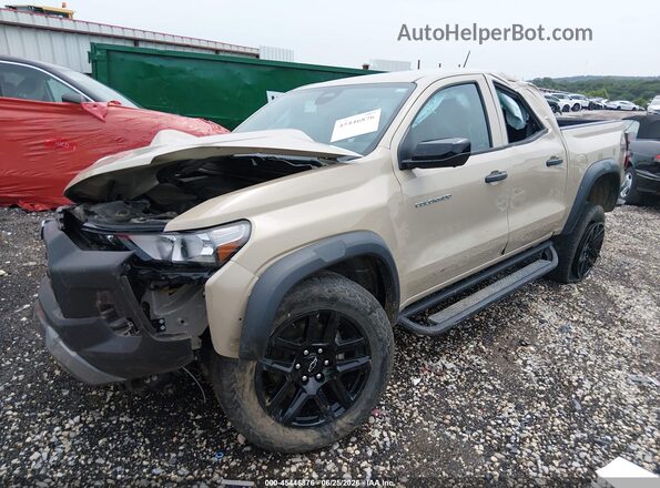 1GCPTEEK5P1172025 2023 CHEVROLET COLORADO Gold Vista tres cuartos delantera izquierda