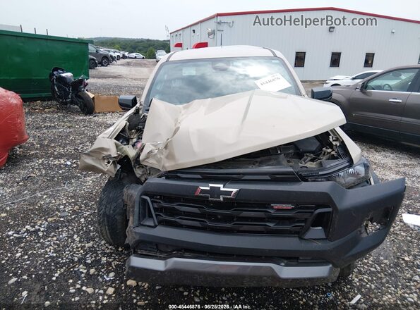 1GCPTEEK5P1172025 2023 CHEVROLET COLORADO Gold Vista del cuadro de instrumentos