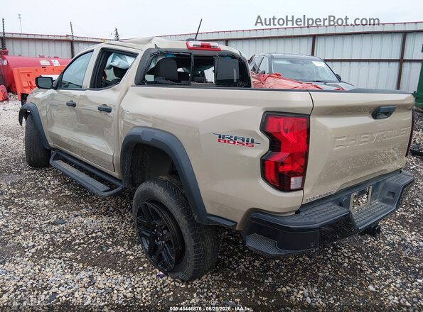 1GCPTEEK5P1172025 2023 CHEVROLET COLORADO Gold Trasero izquierdo