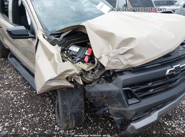 1GCPTEEK5P1172025 2023 CHEVROLET COLORADO Gold Vista frontal