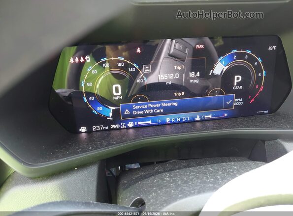 1GCPTEEK5R1229956 2024 CHEVROLET COLORADO Red Widok tylnych siedzeń