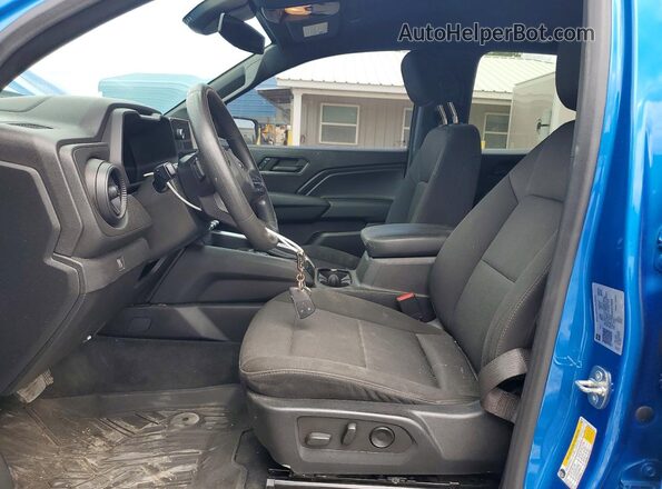 1GCPTEEK6P1170512 2023 CHEVROLET COLORADO Blue Вид салону спереду