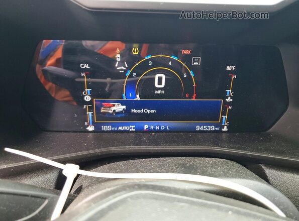 1GCPTEEK6P1170512 2023 CHEVROLET COLORADO Blue Вид щитка приладів