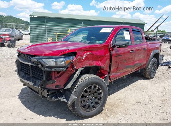1GCPTEEK6R1316314 2024 CHEVROLET COLORADO Red Вид спереду