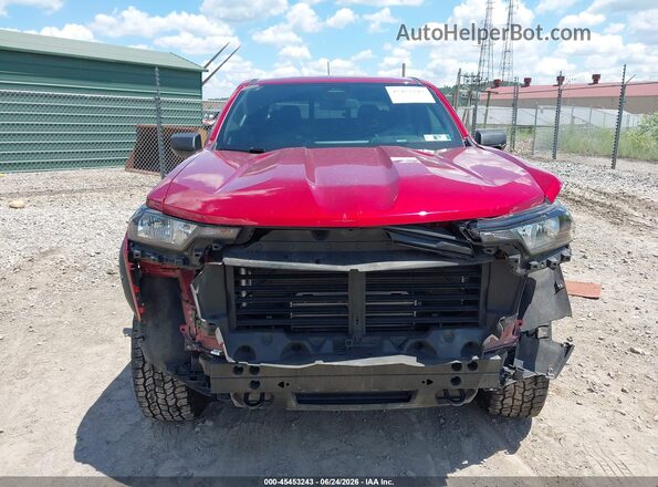 1GCPTEEK6R1316314 2024 CHEVROLET COLORADO Red Вид задньої частини салону