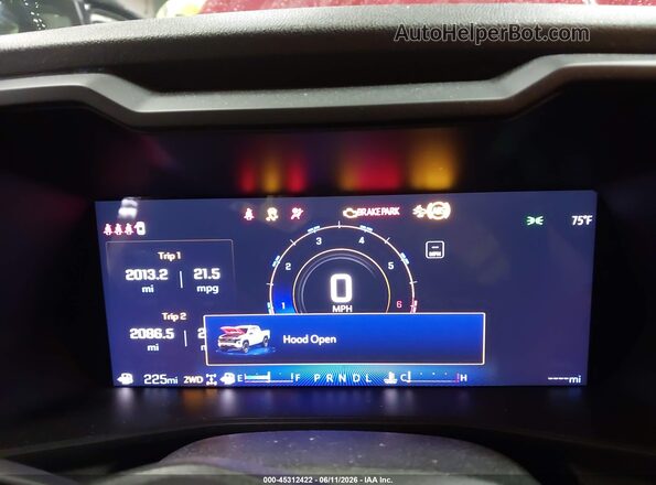 1GCPTEEKXR1133353 2024 CHEVROLET COLORADO Red Հետևի նստատեղերի տեսք