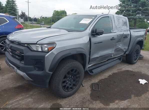 1GCPTEEKXR1195786 2024 CHEVROLET COLORADO Серебряный Передняя левая четверть