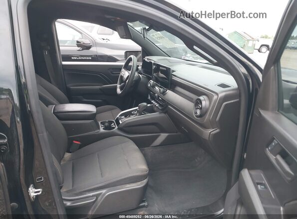 1GCPTEEKXR1215325 2024 CHEVROLET COLORADO Black Widok wnętrza z przodu