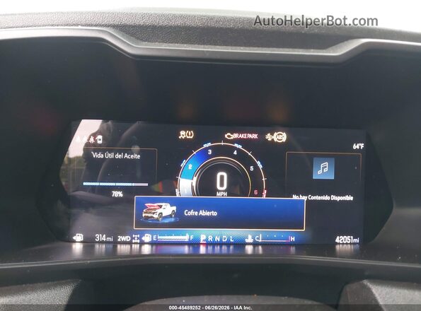 1GCPTEEKXR1215325 2024 CHEVROLET COLORADO Black Widok tylnych siedzeń