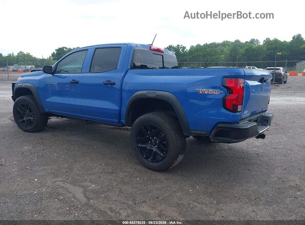1GCPTEEKXS1176399 2025 CHEVROLET COLORADO Blue Rear left