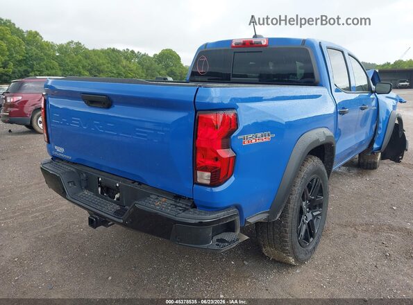 1GCPTEEKXS1176399 2025 CHEVROLET COLORADO Blue Rear right