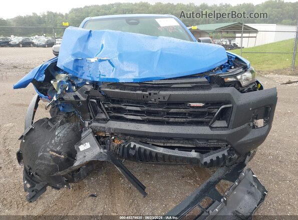1GCPTEEKXS1176399 2025 CHEVROLET COLORADO Blue Instrument cluster view