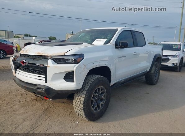 1GCPTFEK3T1227488 2026 CHEVROLET COLORADO White Vista tres cuartos delantera izquierda