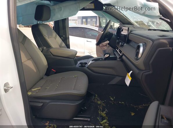 1GCPTFEK3T1227488 2026 CHEVROLET COLORADO White Vista interior delantera