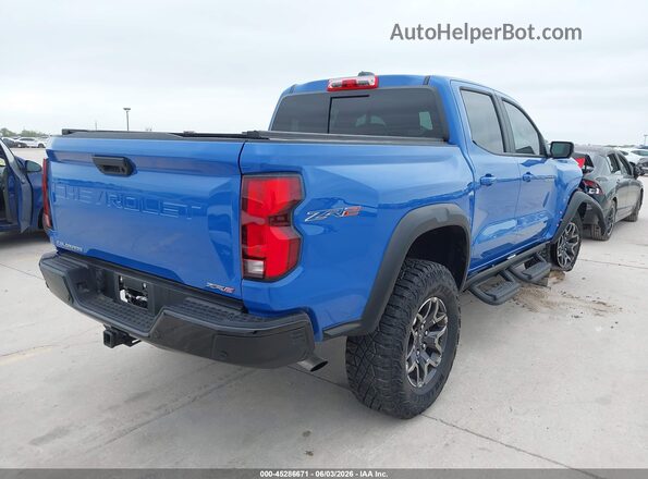 1GCPTFEK6S1147486 2025 CHEVROLET COLORADO Blue Rear right