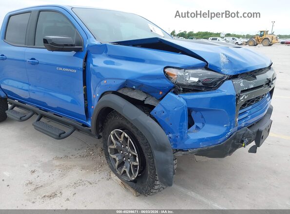 1GCPTFEK6S1147486 2025 CHEVROLET COLORADO Blue Front view