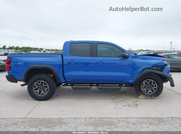1GCPTFEK6S1147486 2025 CHEVROLET COLORADO Blue Rear interior view