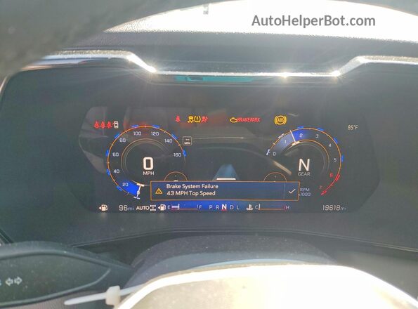1GCPTFEK7R1162184 2024 CHEVROLET COLORADO White Vista del cuadro de instrumentos