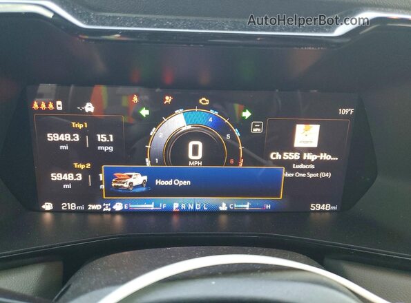 1GCPTFEK9S1237344 2025 CHEVROLET COLORADO Black Widok zestawu wskaźników
