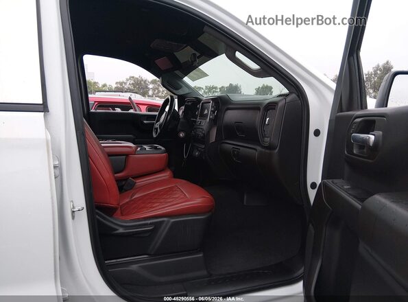 1GCPWBEF0LZ143908 2020 CHEVROLET SILVERADO Белый Вид салона спереди