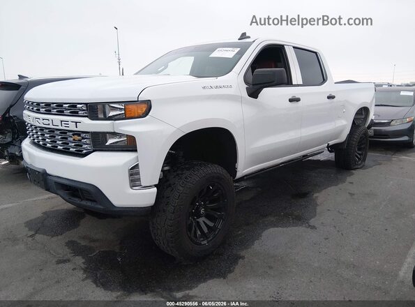1GCPWBEF0LZ143908 2020 CHEVROLET SILVERADO Белый Передняя левая четверть