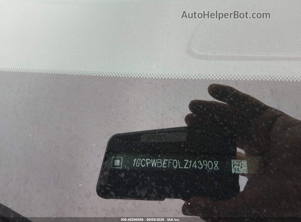 1GCPWBEF0LZ143908 2020 CHEVROLET SILVERADO Белый Вид подкапотного пространства