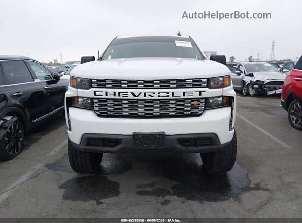 1GCPWBEF0LZ143908 2020 CHEVROLET SILVERADO Белый Вид щитка приборов