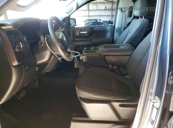 1GCPWBEF7LZ367001 2020 CHEVROLET SILVERADO Charcoal Front interior view
