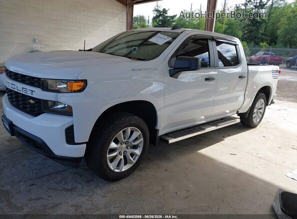 1GCPWBEK5MZ246871 2021 CHEVROLET SILVERADO White Front left