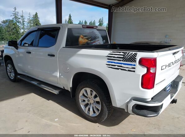 1GCPWBEK5MZ246871 2021 CHEVROLET SILVERADO White Rear left
