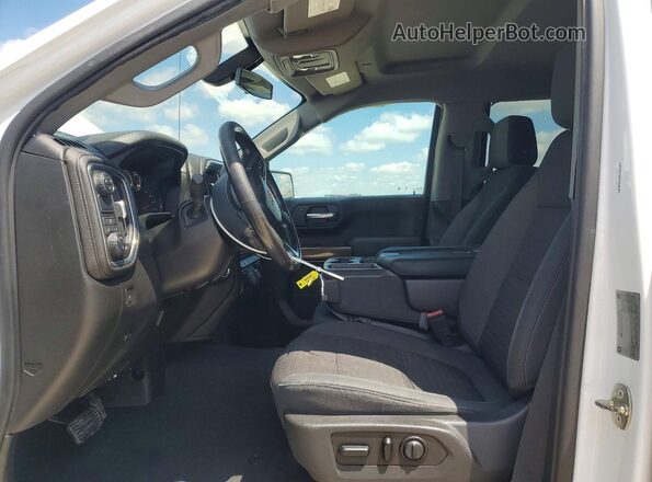 1GCPWCED3KZ152282 2019 CHEVROLET SILVERADO White Widok wnętrza z przodu