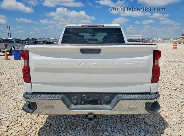 1GCPWCED3KZ152282 2019 CHEVROLET SILVERADO White Widok z tyłu