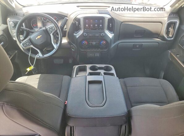 1GCPWCED3KZ152282 2019 CHEVROLET SILVERADO White Widok deski rozdzielczej