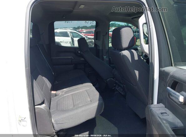 1GCPWCED4MZ129080 2021 CHEVROLET SILVERADO White Vista de la etiqueta del VIN