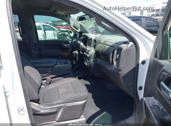 1GCPWCED4MZ129080 2021 CHEVROLET SILVERADO White Vista interior delantera