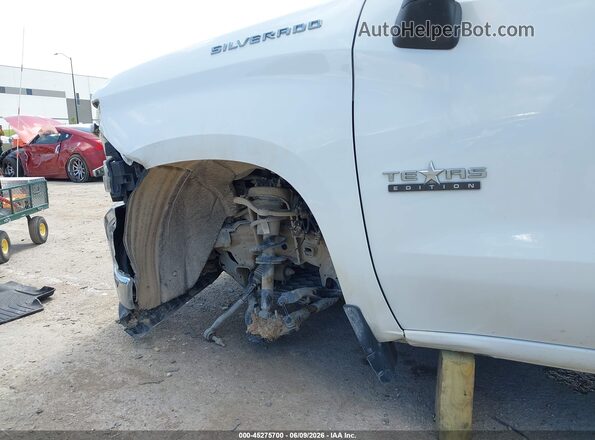 1GCPWCED4MZ129080 2021 CHEVROLET SILVERADO White Vista frontal