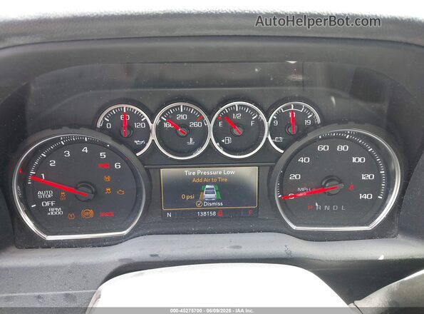 1GCPWCED4MZ129080 2021 CHEVROLET SILVERADO White Vista de los asientos traseros