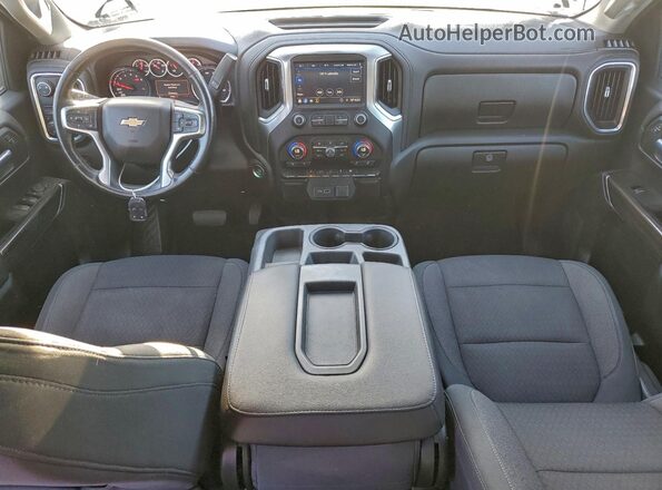 1GCPWCED5KZ163865 2019 CHEVROLET SILVERADO Black Вид панелі приладів
