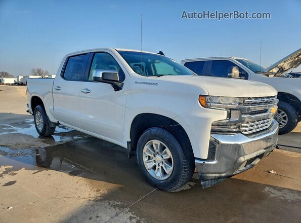1GCPWCEDXMZ238885 2021 CHEVROLET SILVERADO Белый Передняя правая четверть